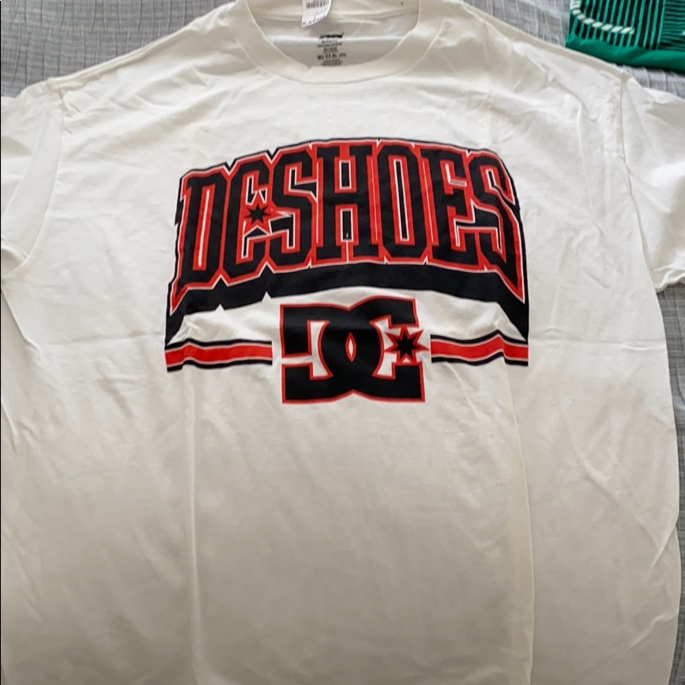 White DC Tee